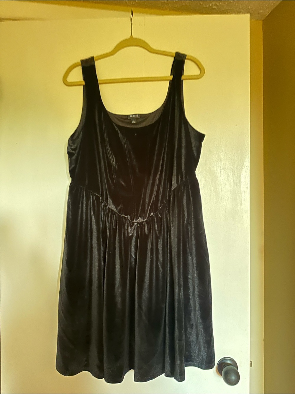 Torrid Black Velvet dress